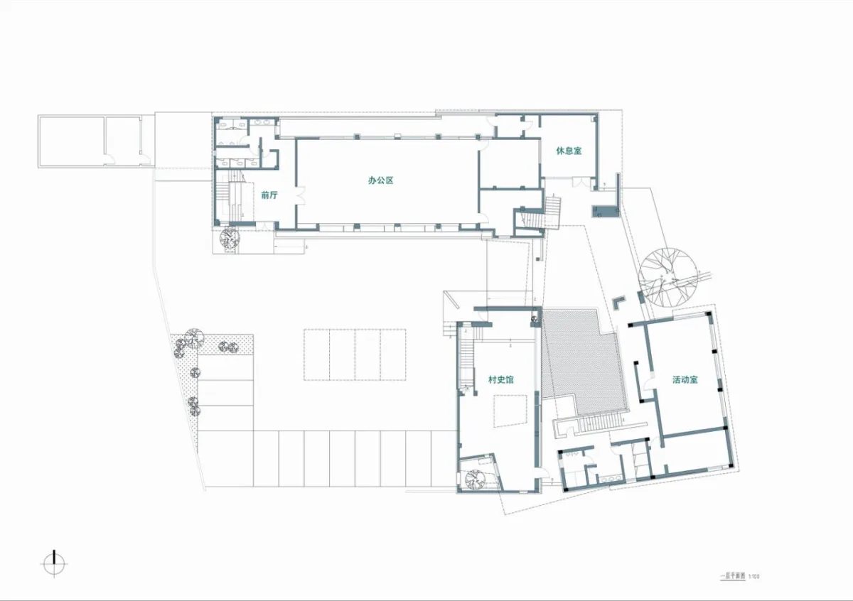 BIM建筑|龙南村党群中心 / 森上建筑