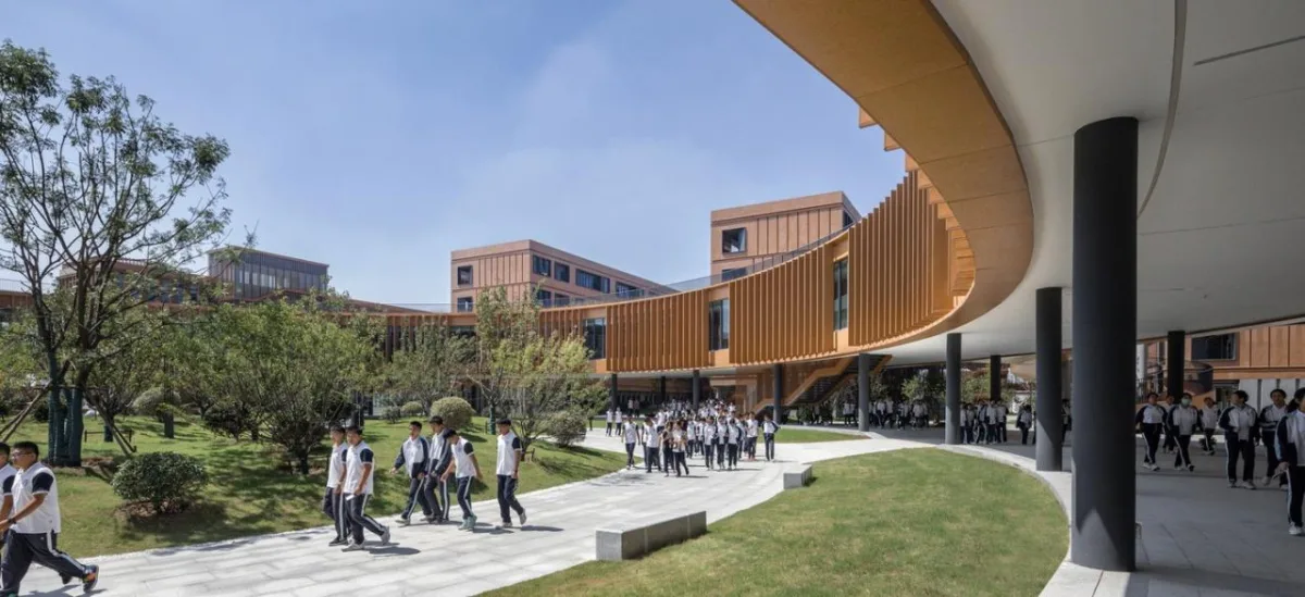 BIM建筑|江苏省梅村高级中学空港分校 / 华南理工大学建筑设计研究院