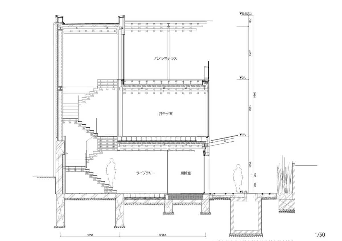 BIM建筑|AEAJ 景观平台 / 隈研吾建筑都市设计事务所
