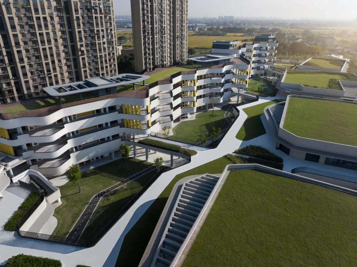 BIM建筑|上海师范大学附属青浦实验学校 / BAU建筑城市设计事务所