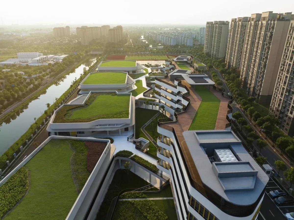 BIM建筑|上海师范大学附属青浦实验学校 / BAU建筑城市设计事务所