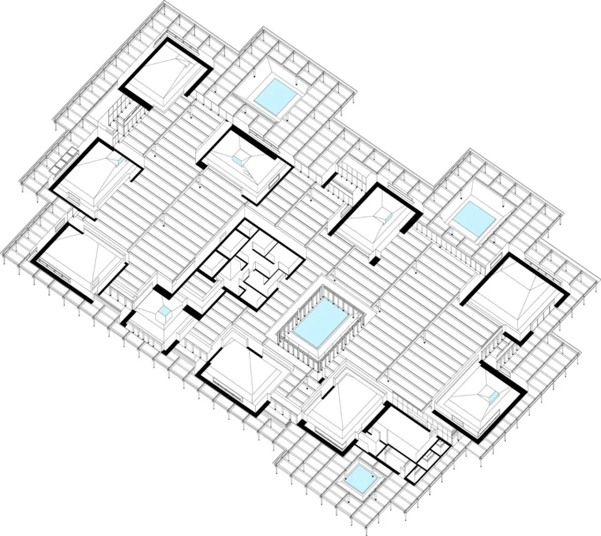 BIM建筑|阿那亚北岸市集 / 致正建筑工作室