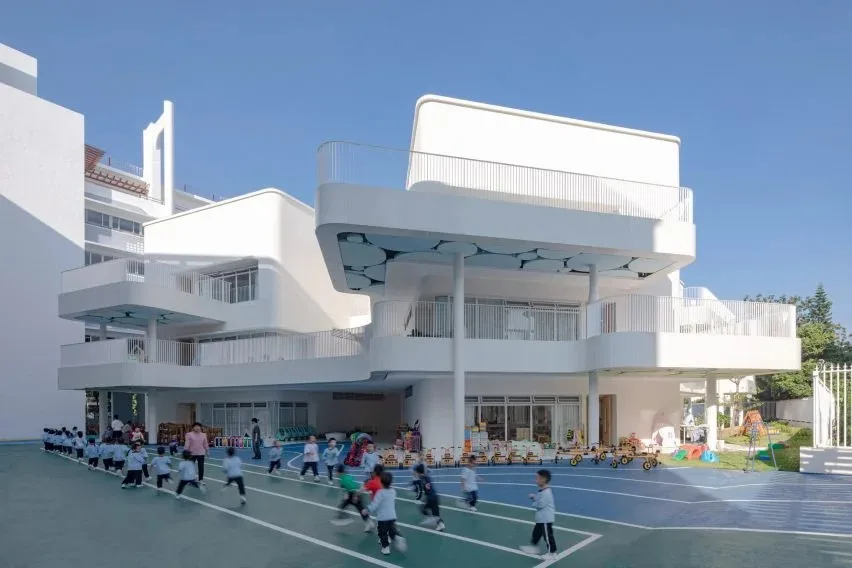 BIM建筑|幼儿园设计成“小镇”式的灵活教室
