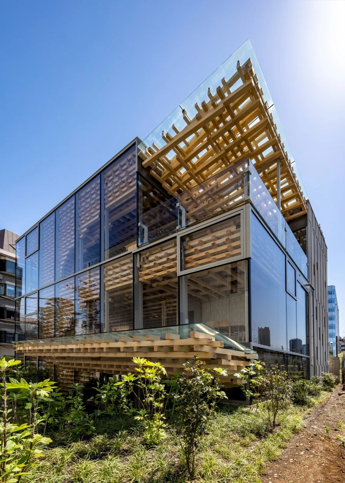 BIM建筑|AEAJ 景观平台 / 隈研吾建筑都市设计事务所