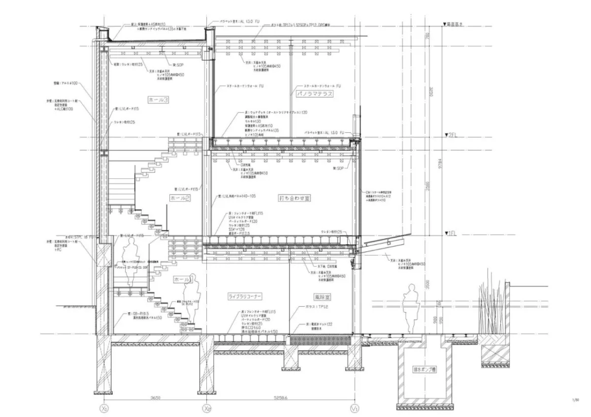 BIM建筑|AEAJ 景观平台 / 隈研吾建筑都市设计事务所