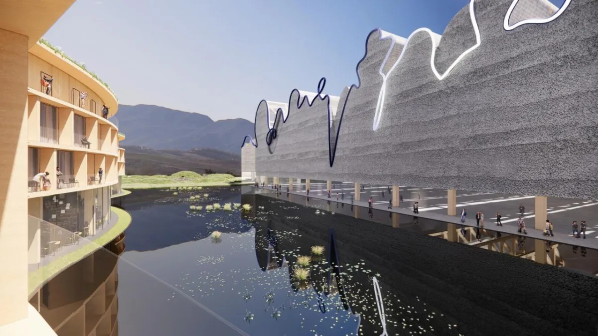BIM建筑|‘地拉那阿尔巴尼亚世博中心’设计竞赛 / Steven Holl