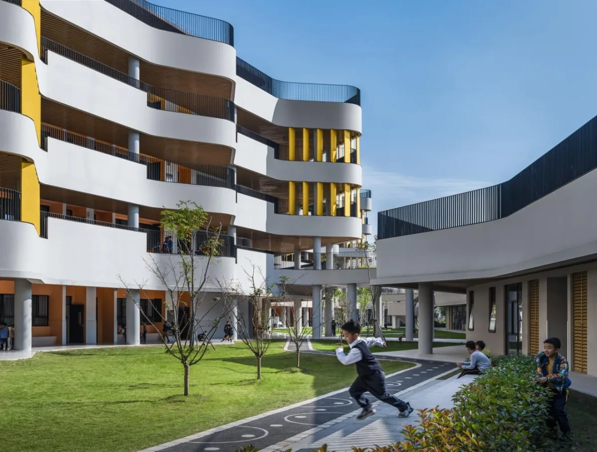 BIM建筑|上海师范大学附属青浦实验学校 / BAU建筑城市设计事务所