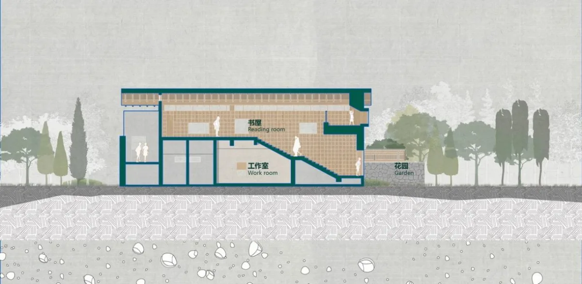 BIM建筑|龙南村伯鸿书屋 / 森上建筑