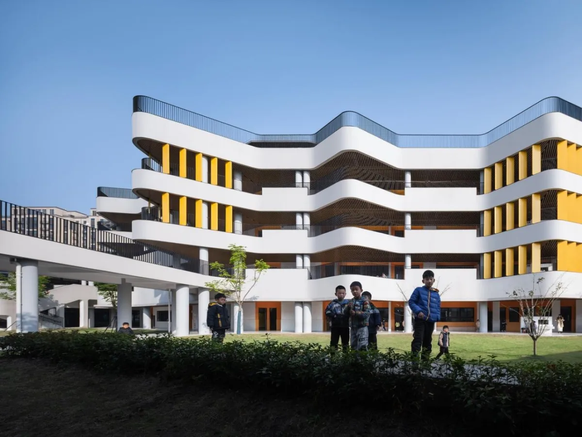 BIM建筑|上海师范大学附属青浦实验学校 / BAU建筑城市设计事务所
