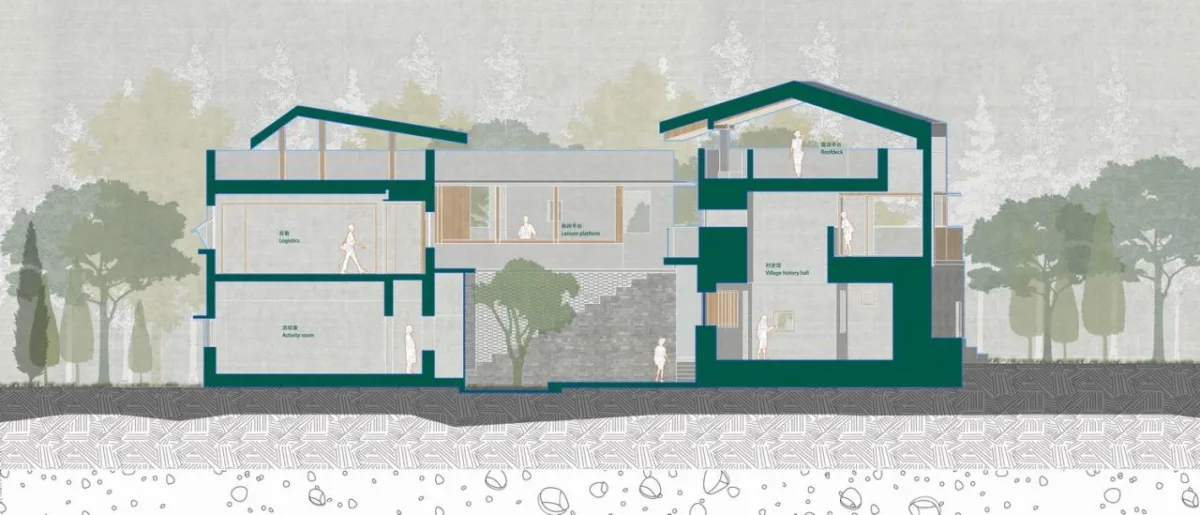 BIM建筑|龙南村党群中心 / 森上建筑