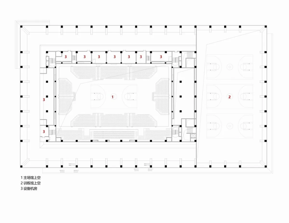 BIM建筑|白鹭齐飞 湿地展翼：渤海科技大学体育馆 /中科院建筑设计研究院有限公司