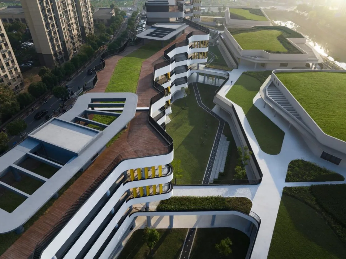 BIM建筑|上海师范大学附属青浦实验学校 / BAU建筑城市设计事务所