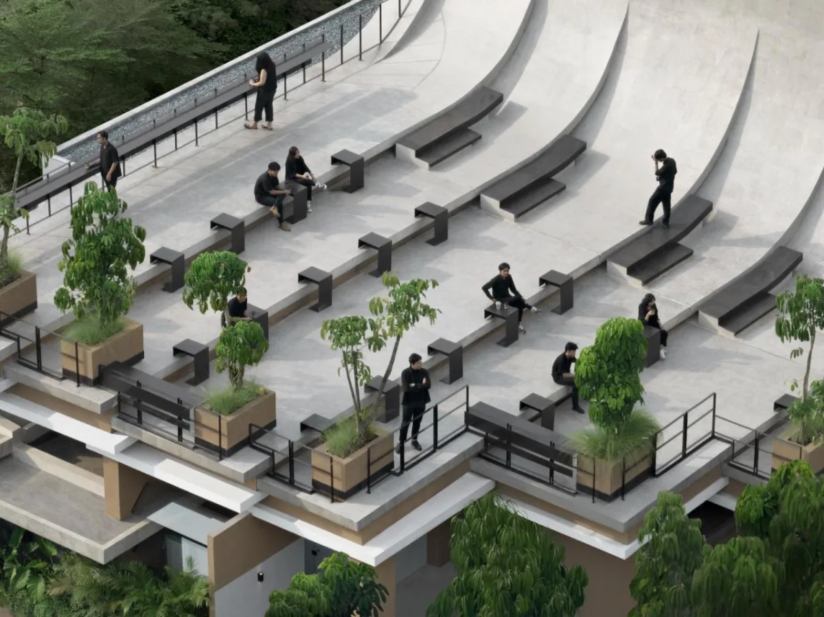BIM建筑|Aruma 分层花园 / RAD+ar