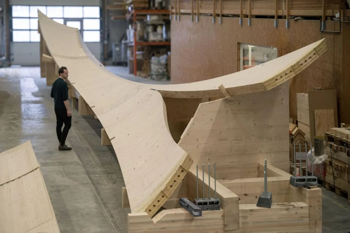 BIM建筑|Wangen 塔 / ICD/ITKE/IntCDC 斯图加特大学