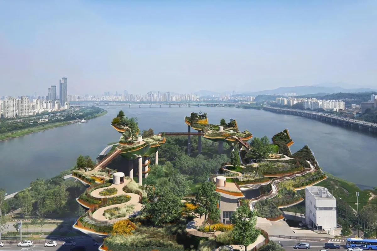 BIM建筑|‘韩国首尔 Nodeul 岛’竞赛，无人岛变乐园 / Heatherwick