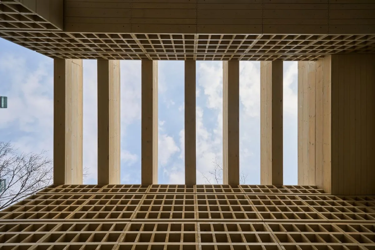 BIM建筑|生态矩阵，呼吸网亭 / Soltozibin Architects