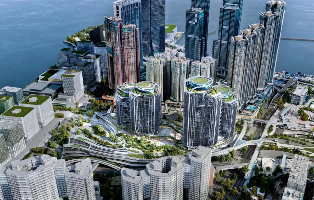 BIM建筑|香港西九龙高铁总站上盖方案 / 扎哈·哈迪德建筑设计事务所