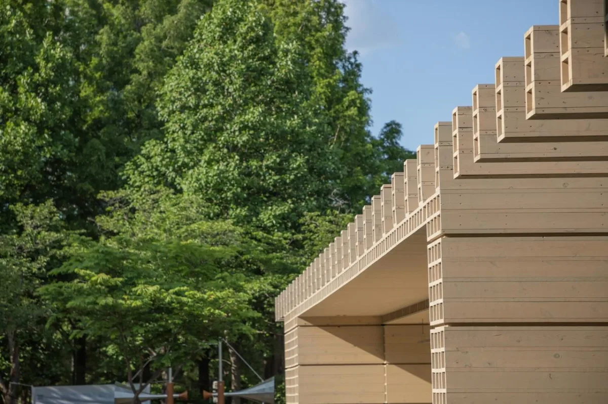 BIM建筑|生态矩阵，呼吸网亭 / Soltozibin Architects