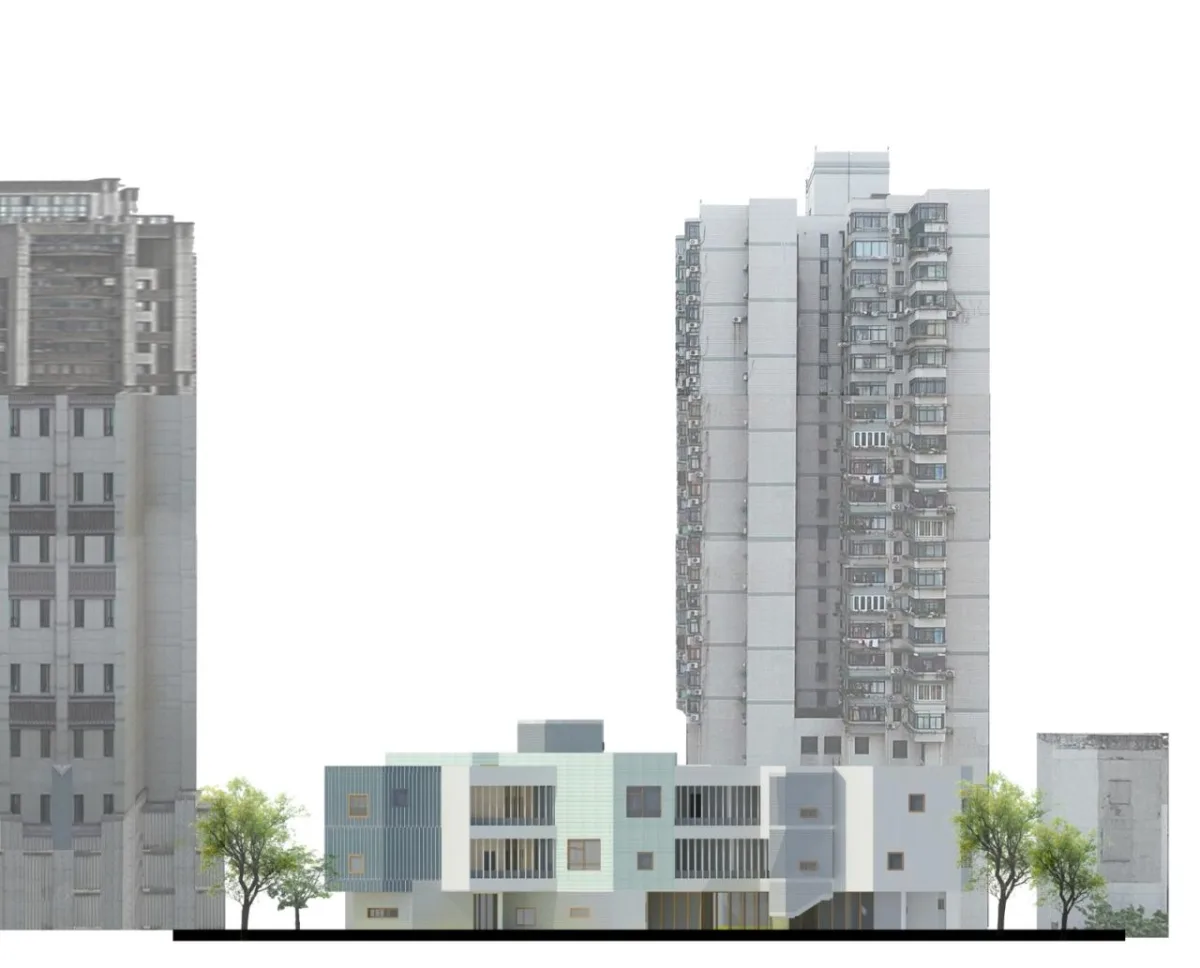 BIM建筑|静安余姚路幼儿园分部 / 刘宇扬建筑事务所