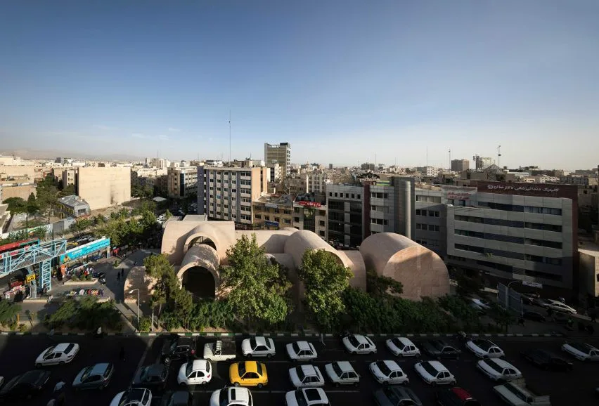 BIM建筑|KA工作室为德黑兰地铁站设计砖拱顶