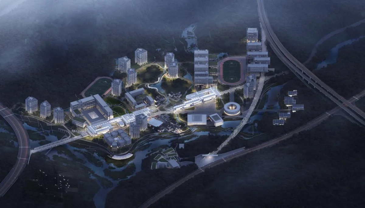 BIM建筑|延绵川津，城乡共生：深圳职业技术大学深汕校区 / 汤桦建筑设计