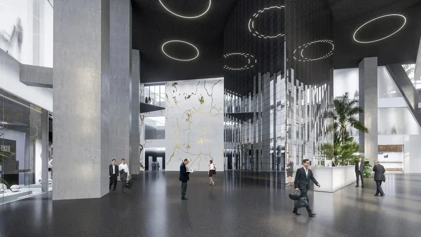 BIM建筑|OMA在孟加拉设计几何摩天