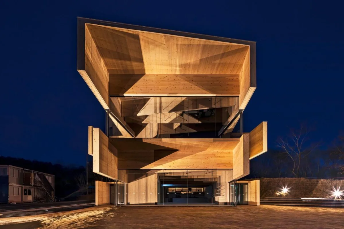 BIM建筑|Kibi Kogen N 广场 / 隈研吾建筑都市设计事务所