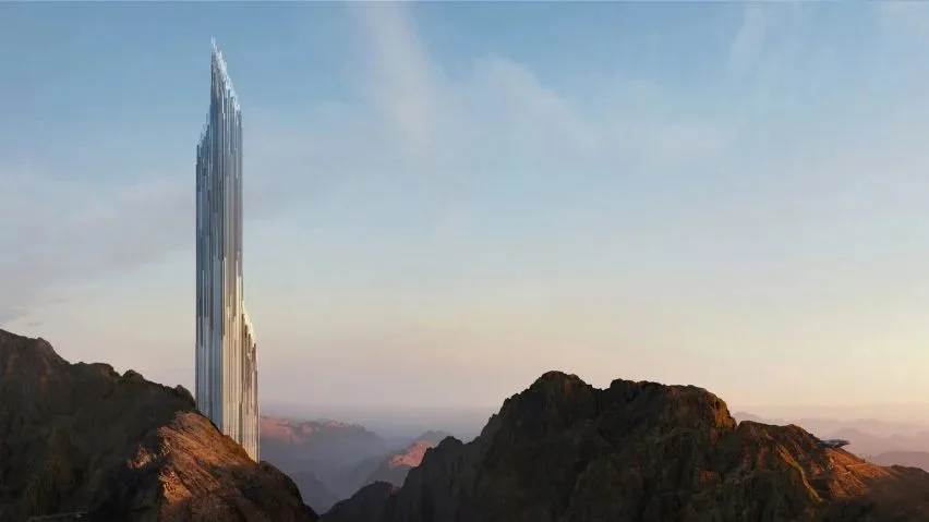 BIM建筑|沙特Neom滑雪胜地发布扎哈工作室的水晶超高层