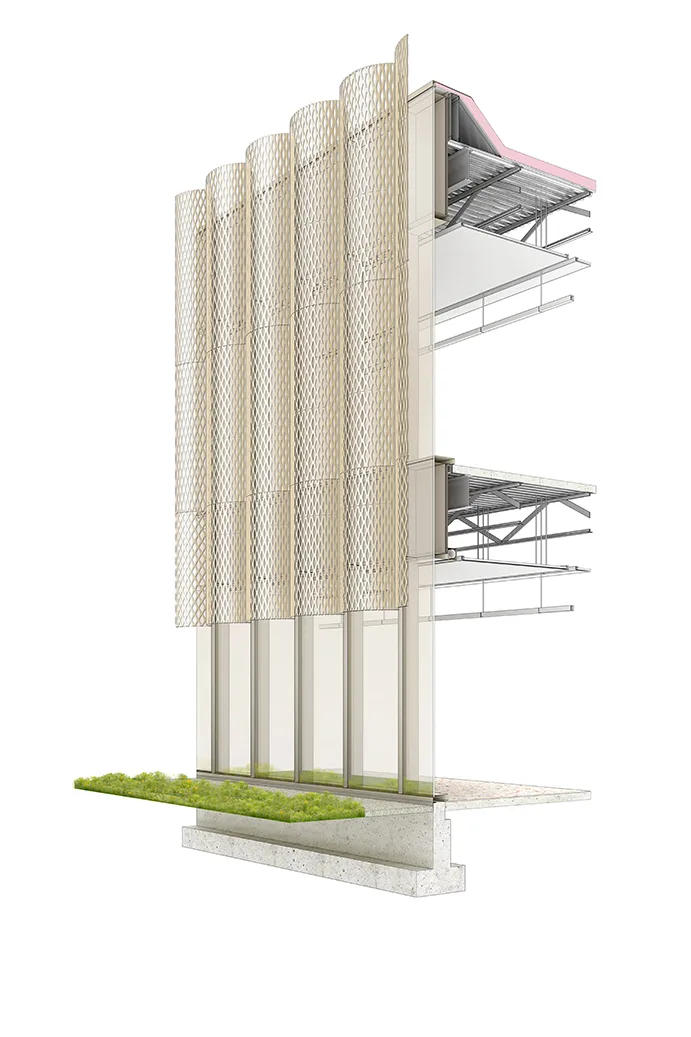 BIM建筑|芝加哥公园区总部和体育馆 / John Ronan Architects