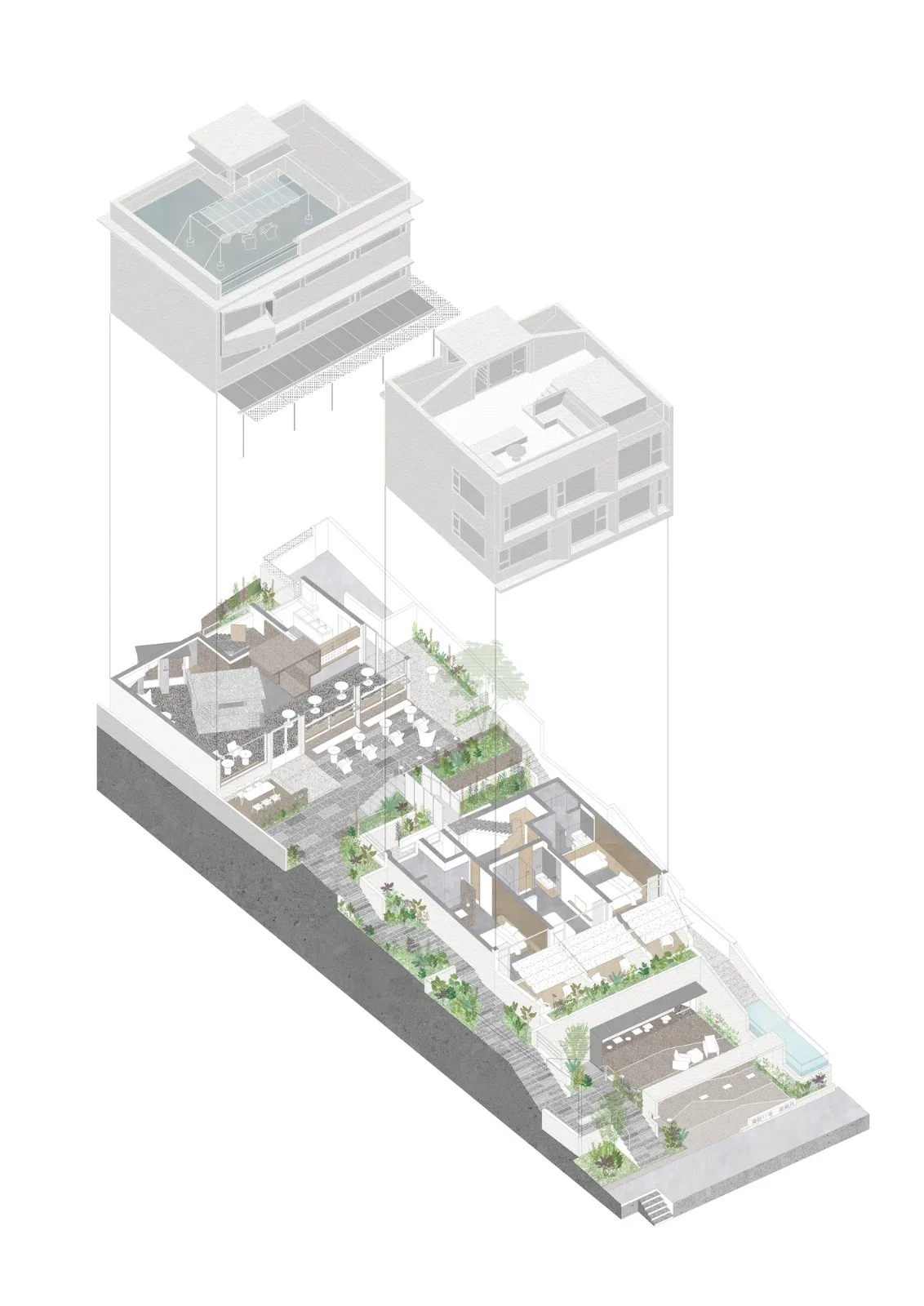 BIM建筑|舟山海街11号民宿二期 / MAT超级建筑