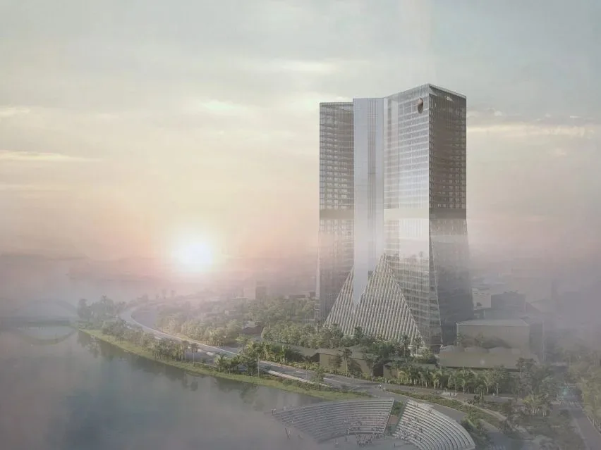 BIM建筑|OMA在孟加拉设计几何摩天