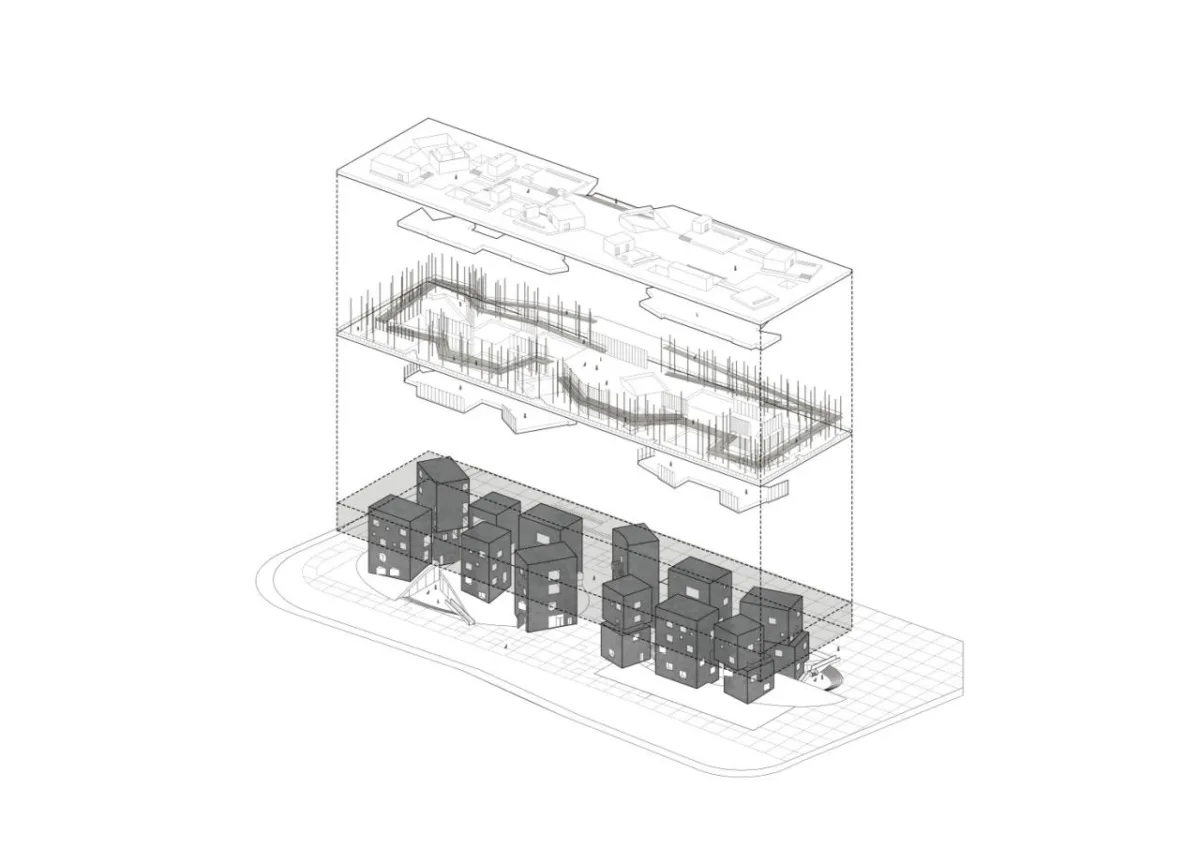 BIM建筑|湖南广电芒果马栏山广场 / 地方工作室