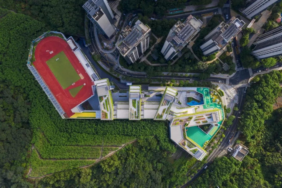 BIM建筑|“上山”校园：深圳福田实验教育集团侨香学校·北校区 / 申都设计