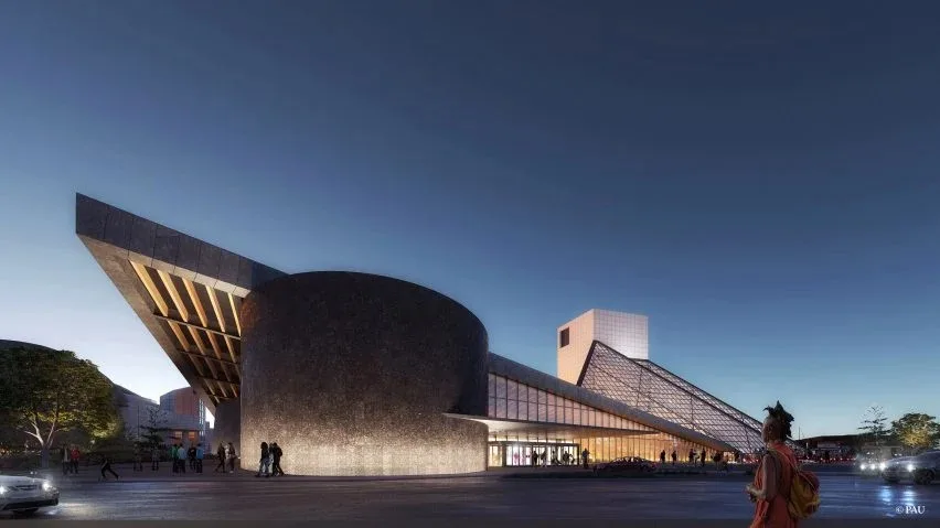 BIM建筑|PAU扩建贝聿铭的摇滚名人堂