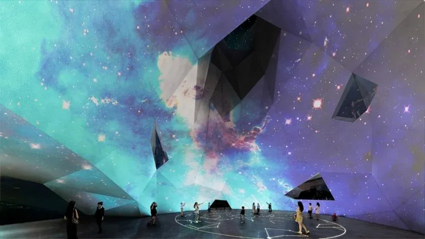 BIM建筑|开放建筑工作室设计“外星外观”太空博物馆
