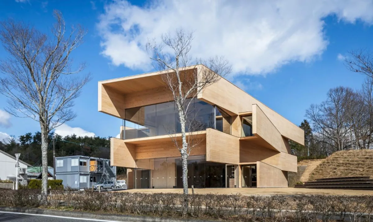 BIM建筑|Kibi Kogen N 广场 / 隈研吾建筑都市设计事务所