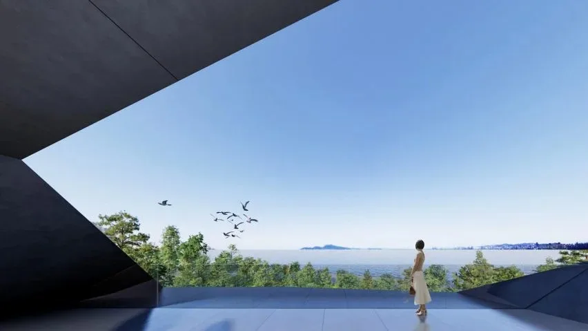 BIM建筑|开放建筑工作室设计“外星外观”太空博物馆