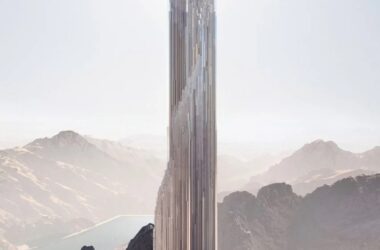 BIM建筑|沙特Neom滑雪胜地发布扎哈工作室的水晶超高层-BIM建筑网