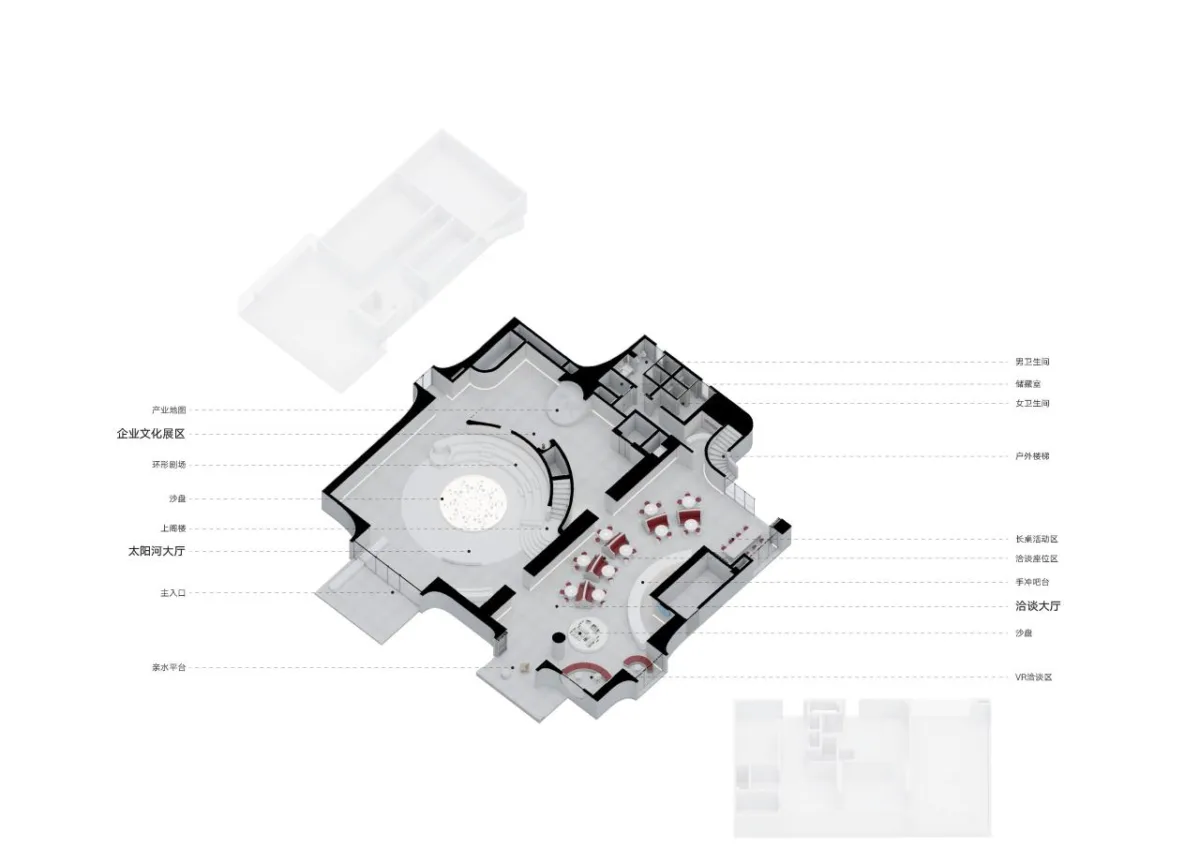 BIM建筑|玉山岚峰：正大太阳河咖啡小镇艺术中心 / Wutopia Lab