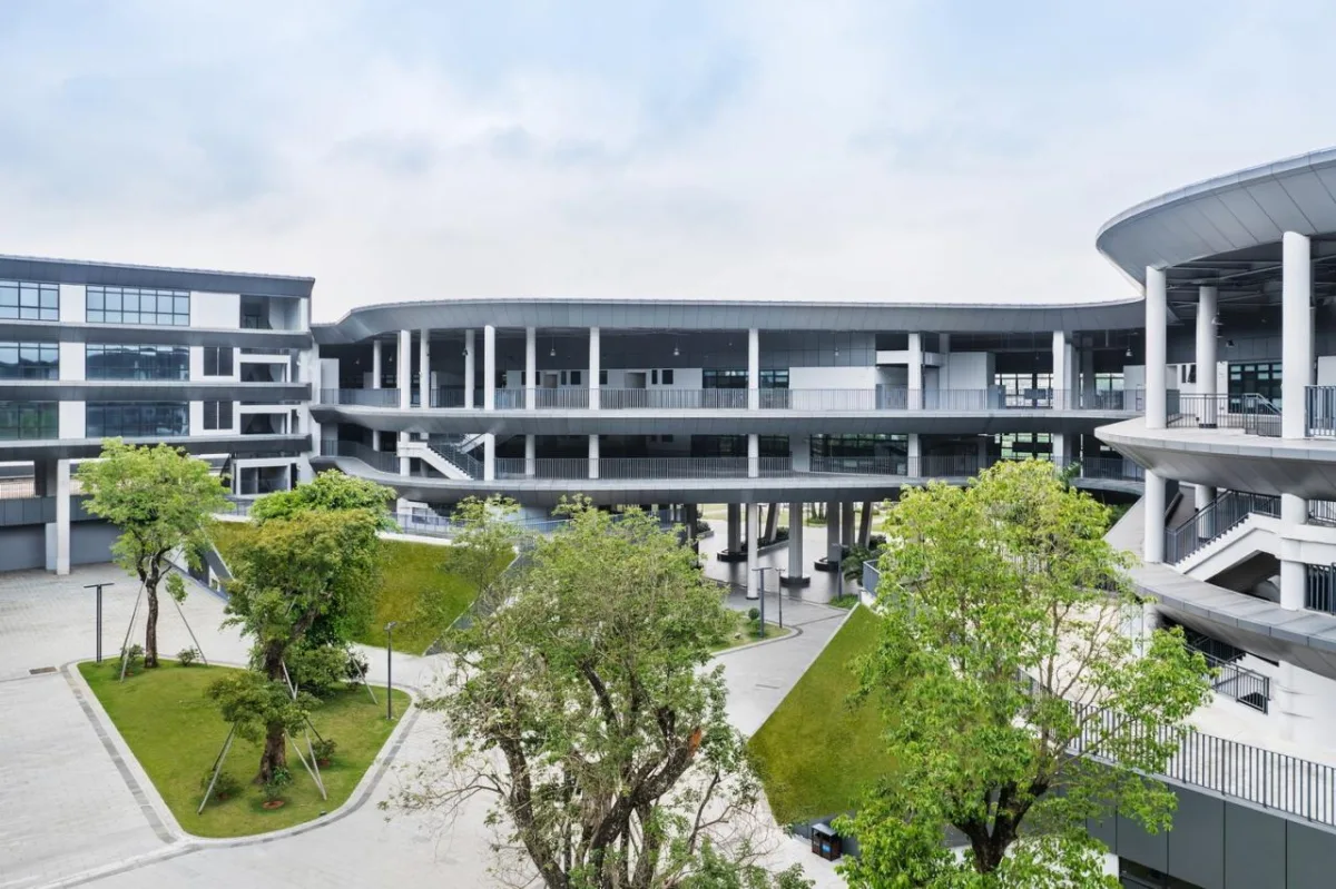 BIM建筑|北京大学附属中学海口学校 / Crossboundaries