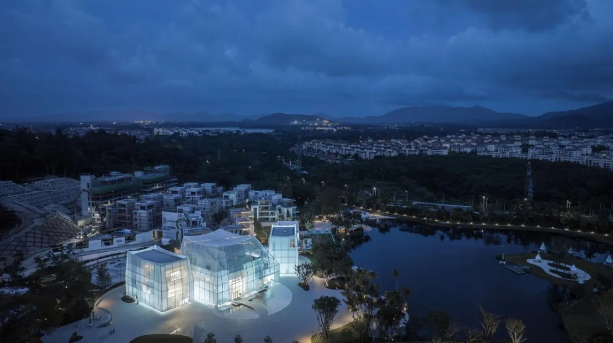 BIM建筑|玉山岚峰：正大太阳河咖啡小镇艺术中心 / Wutopia Lab