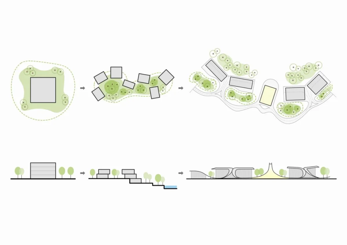 BIM建筑|“龙脊”- 地中海黑龙滩度假酒店 / AIM ARCHITECTURE