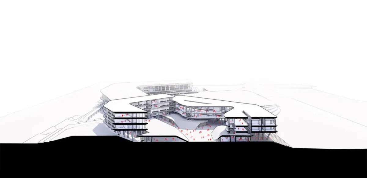 BIM建筑|北京大学附属中学海口学校 / Crossboundaries