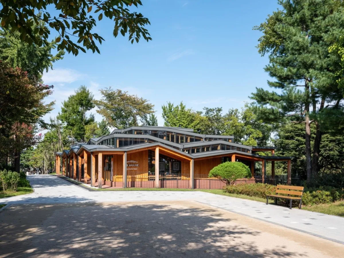 BIM建筑|Odong 公共图书馆 / Unsangdong Architects