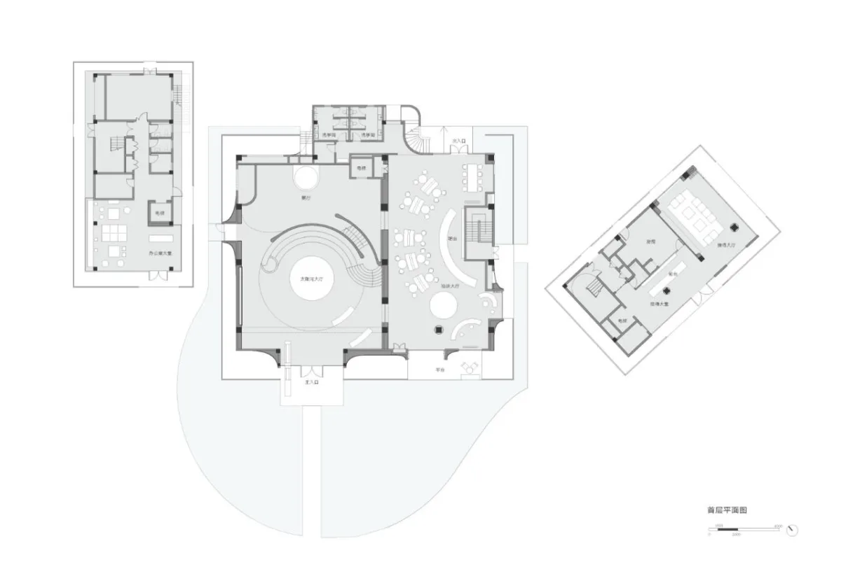 BIM建筑|玉山岚峰：正大太阳河咖啡小镇艺术中心 / Wutopia Lab