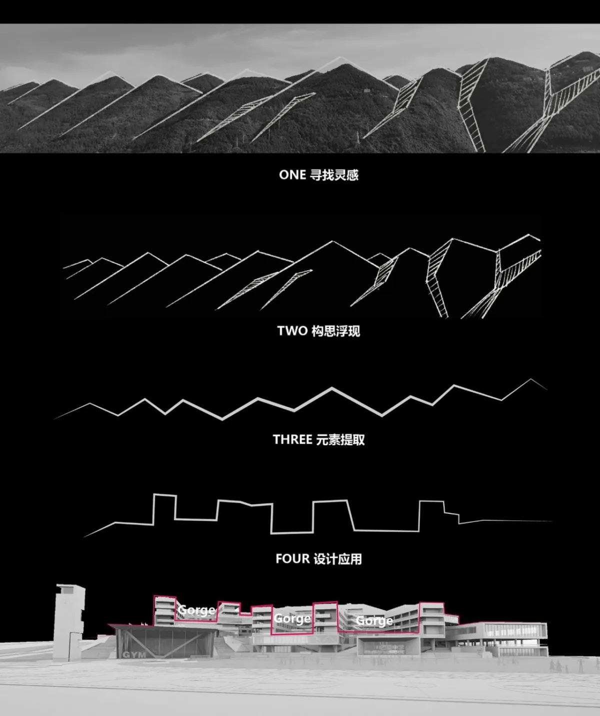 BIM建筑|三峡巴蜀中学：建筑与大地的和谐协奏 / 西筑设计作品