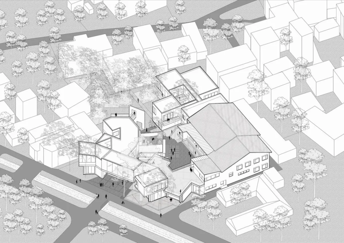 BIM建筑|成都温江榜样青年社区 / MAT 超级建筑事务所