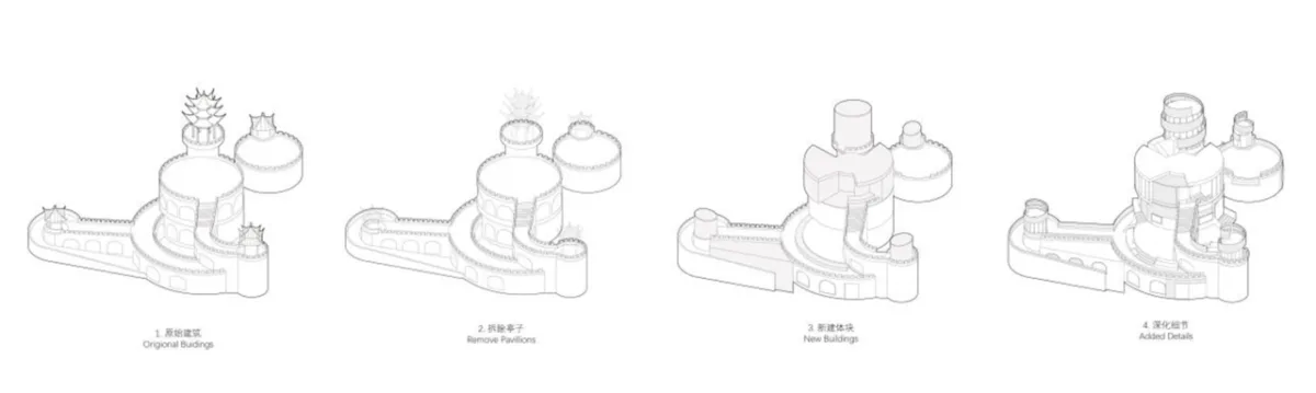 BIM建筑|太湖度假区凤凰台改造 / 平介设计