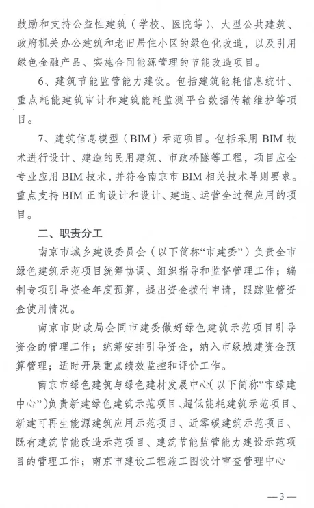 装配式政策|关于印发《南京市绿色建筑示范项目专项扶持办法》的通知