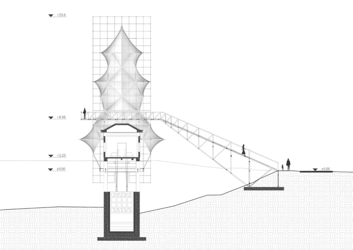 BIM建筑|人造树 / 有限设计工作室